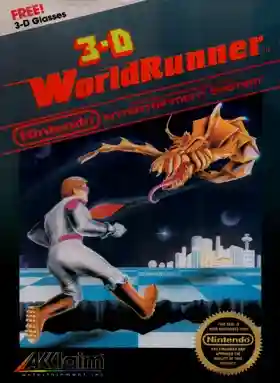 3-D WorldRunner (USA)-Nintendo NES